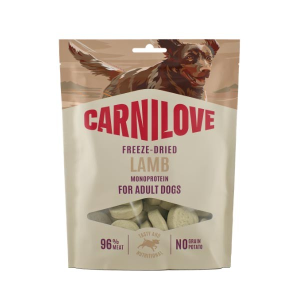 Carnilove Freeze-Dried Lamb Dog Treat 60g 1 Carnilove Freeze-Dried Lamb Dog Treat 60g