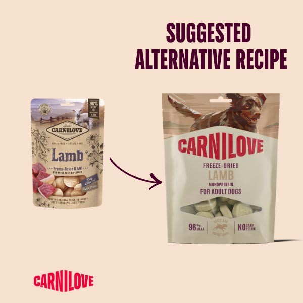 Carnilove Freeze-Dried Lamb Dog Treat 60g 2 Carnilove Freeze-Dried Lamb Dog Treat 60g - Image 2