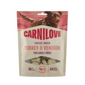 Carnilove Freeze-Dried Turkey & Venison Dog Treat 60g