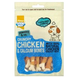 Good Boy Crunchy Chicken & Calcium Bones 100g Dog Treat