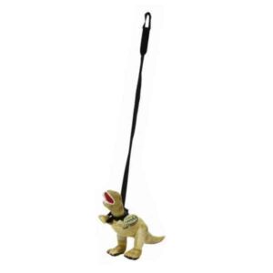 Plush Dinosaur On Stiff Lead