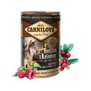 Carnilove Venison & Reindeer Adult 400g Canned Wet Dog Food