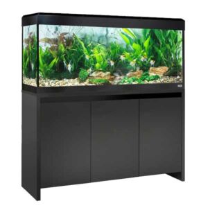 Fluval Roma 240 Black Bluetooth LED Aquarium & Cabinet