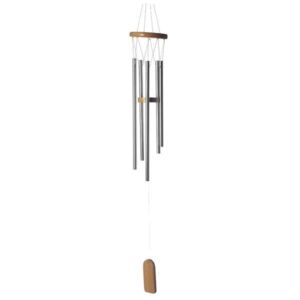 Wooden Wind Chime With Metal Tubes 77cm