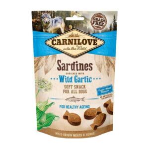 Carnilove Semi Moist Soft Snack Sardine & Wild Garlic 200g Dog Treat