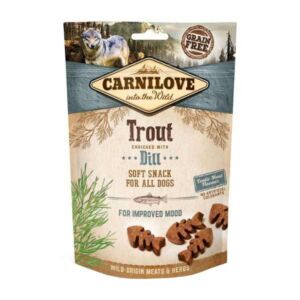 Carnilove Semi Moist Soft Snack Trout & Dill 200g Dog Treat