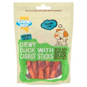 Good Boy Duck with Carrot Sticks 90g Dog Treat