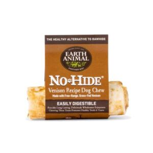 Earth Animal No-Hide Wholesome Venison Chew Small Single Dog Treat